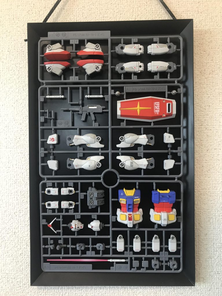 FG ガンダム　ランナー塗装–2枚目/制作者：Mizuchi(蛟)