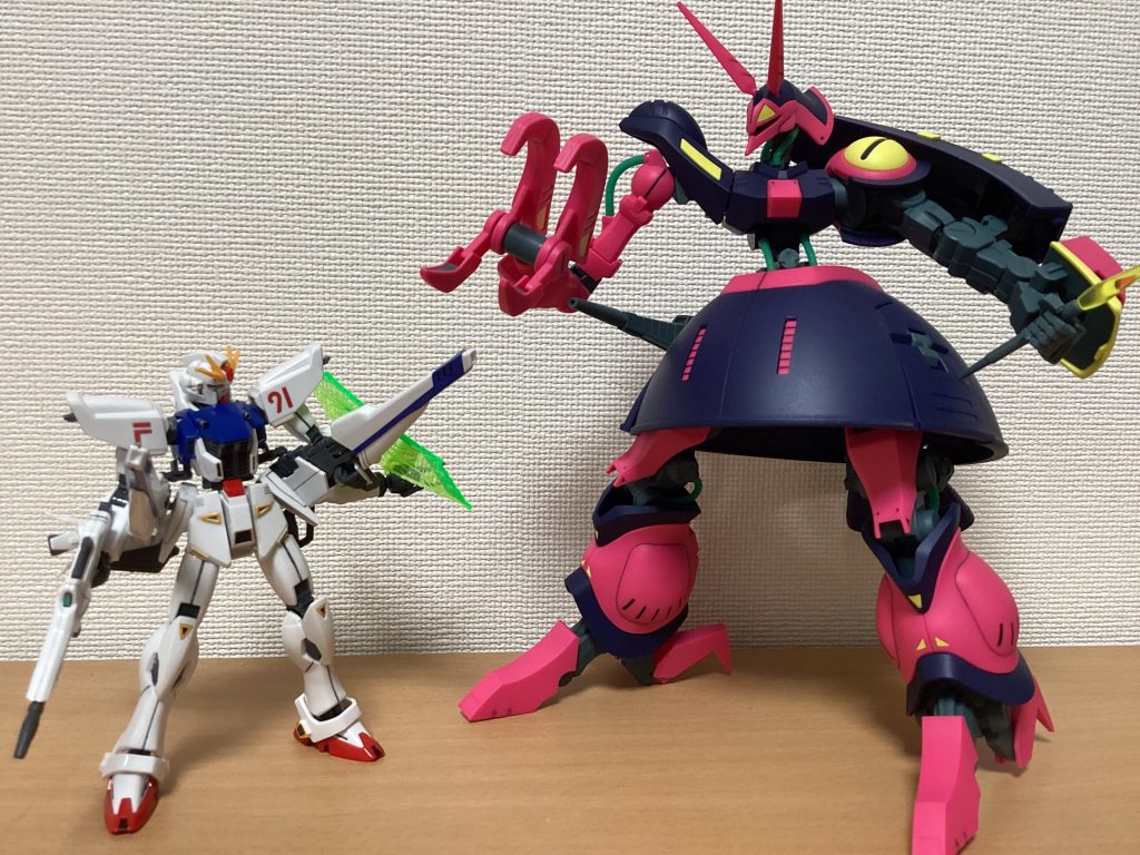 F91と比べるとこんなに大きい！