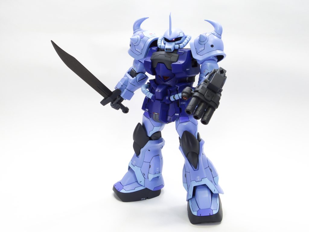 MG グフカスタム 改修塗装完成品–3枚目/制作者：gunplacraft