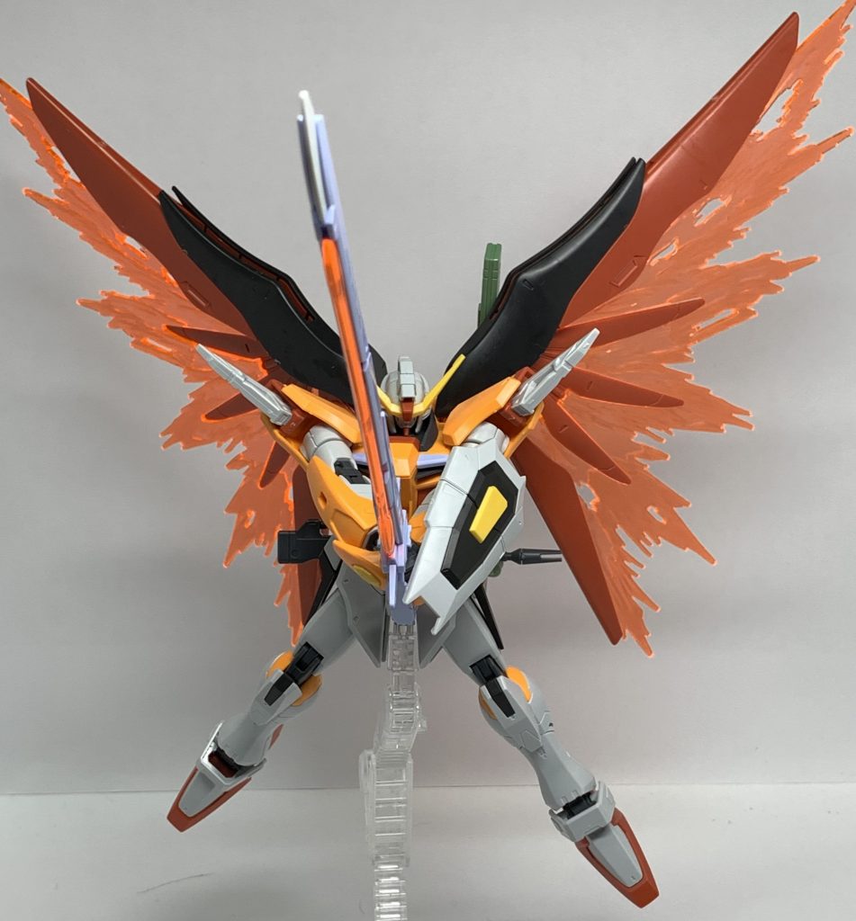 アロンダイト・ビームソードその2(光の翼展開)。