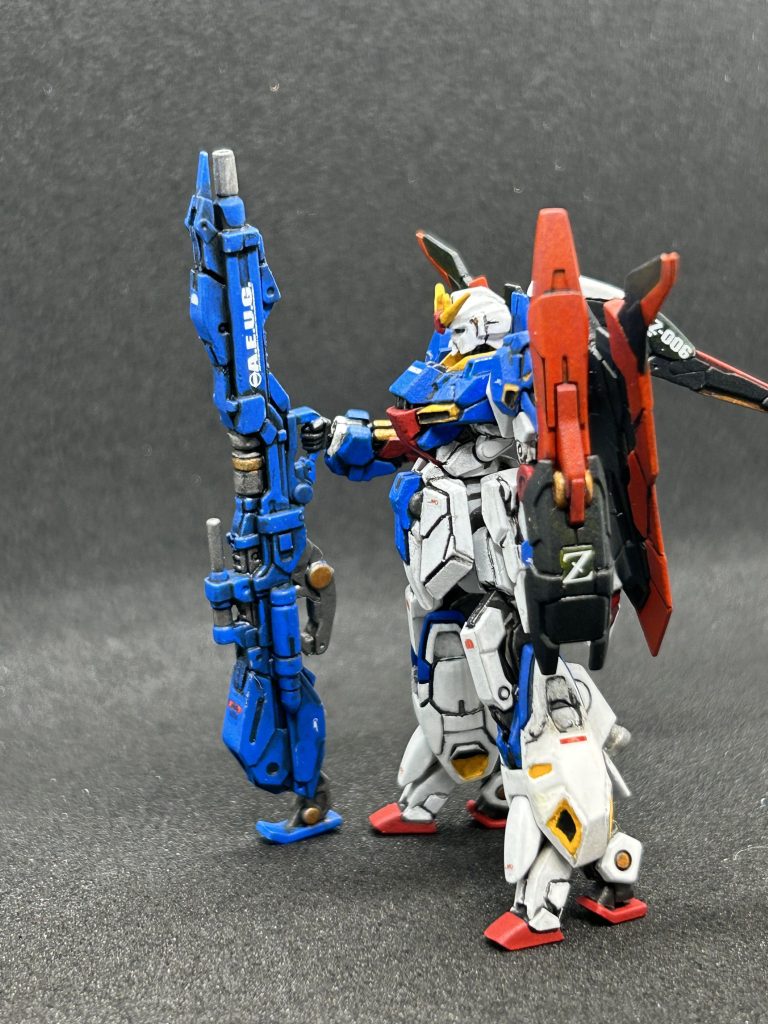 特に改造はなく、合わせ目消しとデカール貼っただけです。ドアップは耐えられんですな！笑