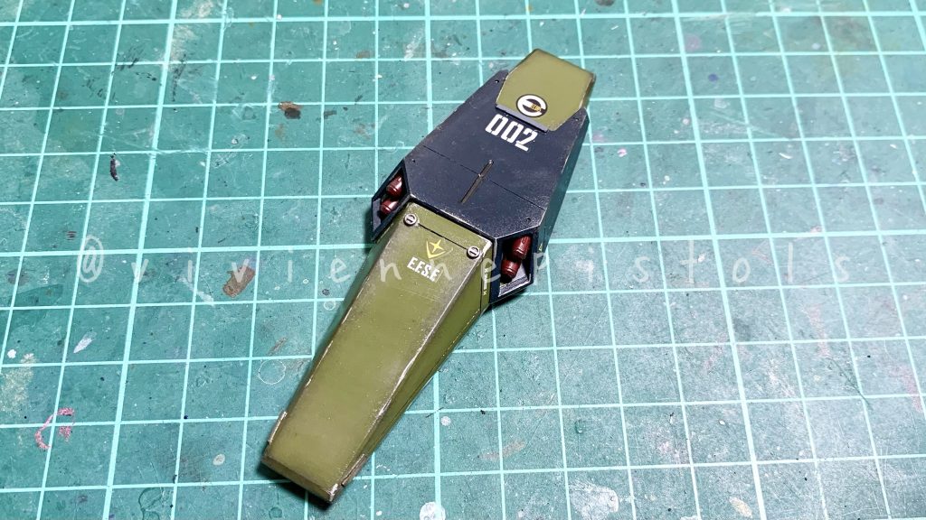 ドライブラシやチッピング等をしウェザリングをしました。