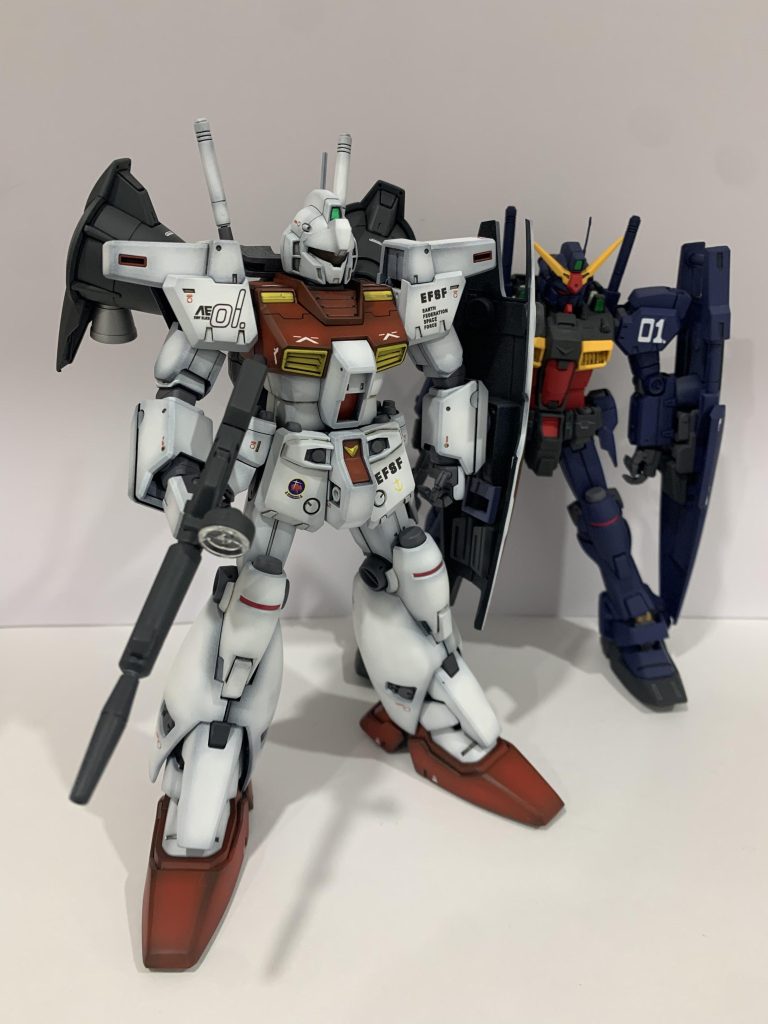 GP01ティターンズカラーと共に。ご観覧ありがとうございました。