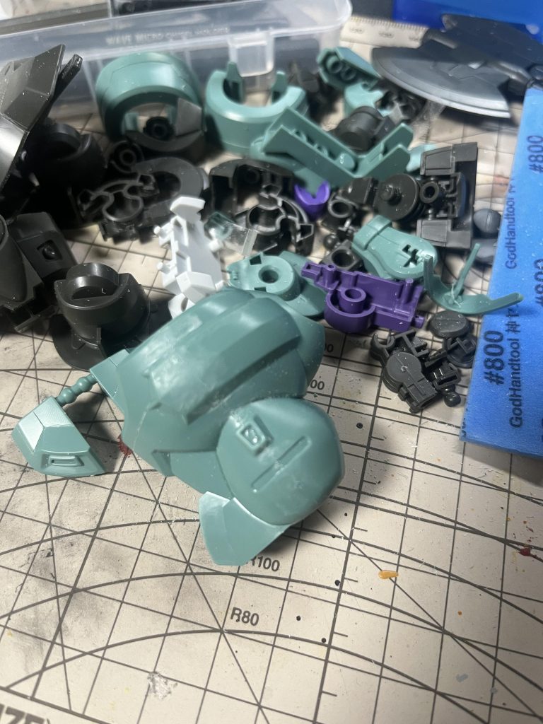 合わせ目消しは一応しました。