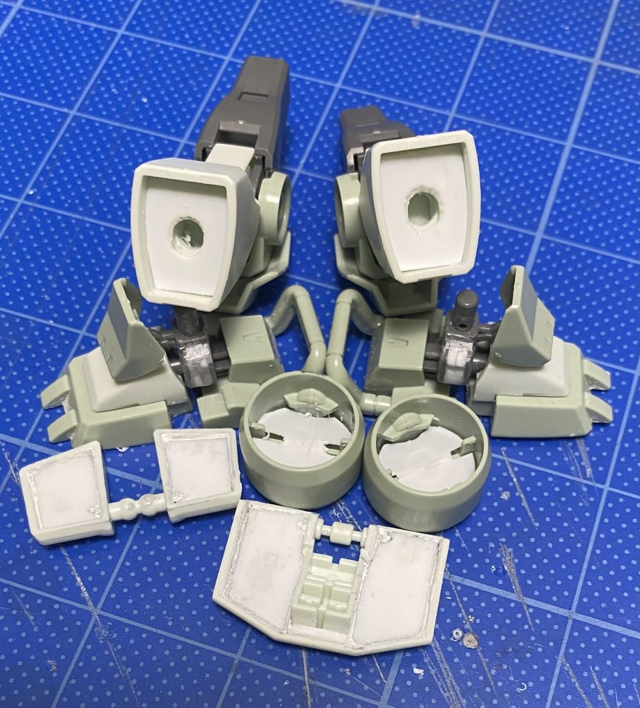 細かい裏側も穴埋め