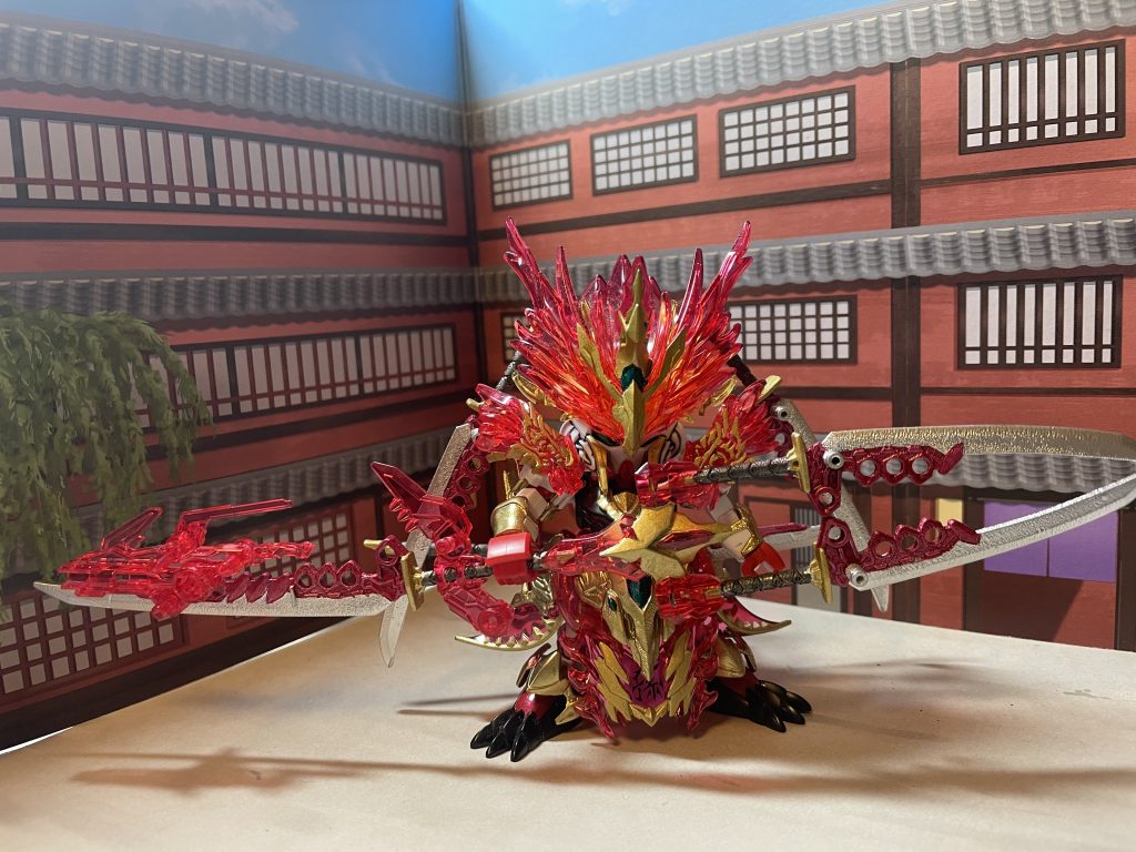 號然陽焔モード。この刀のアクションは塗装には辛いですが、とてもカッコいい！