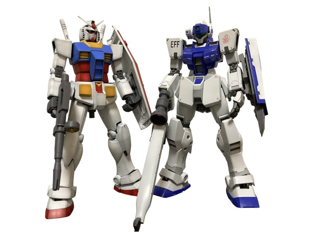 昨年末に完成したスナイパー2とやっぱmgは迫力が違うなぁ^_^