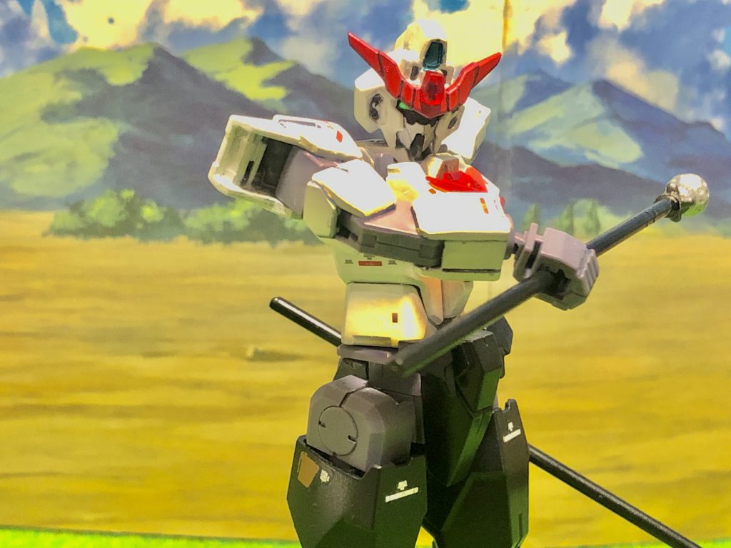 コアガンダム本体はエルメスのビットを改修したビットスティックで戦います