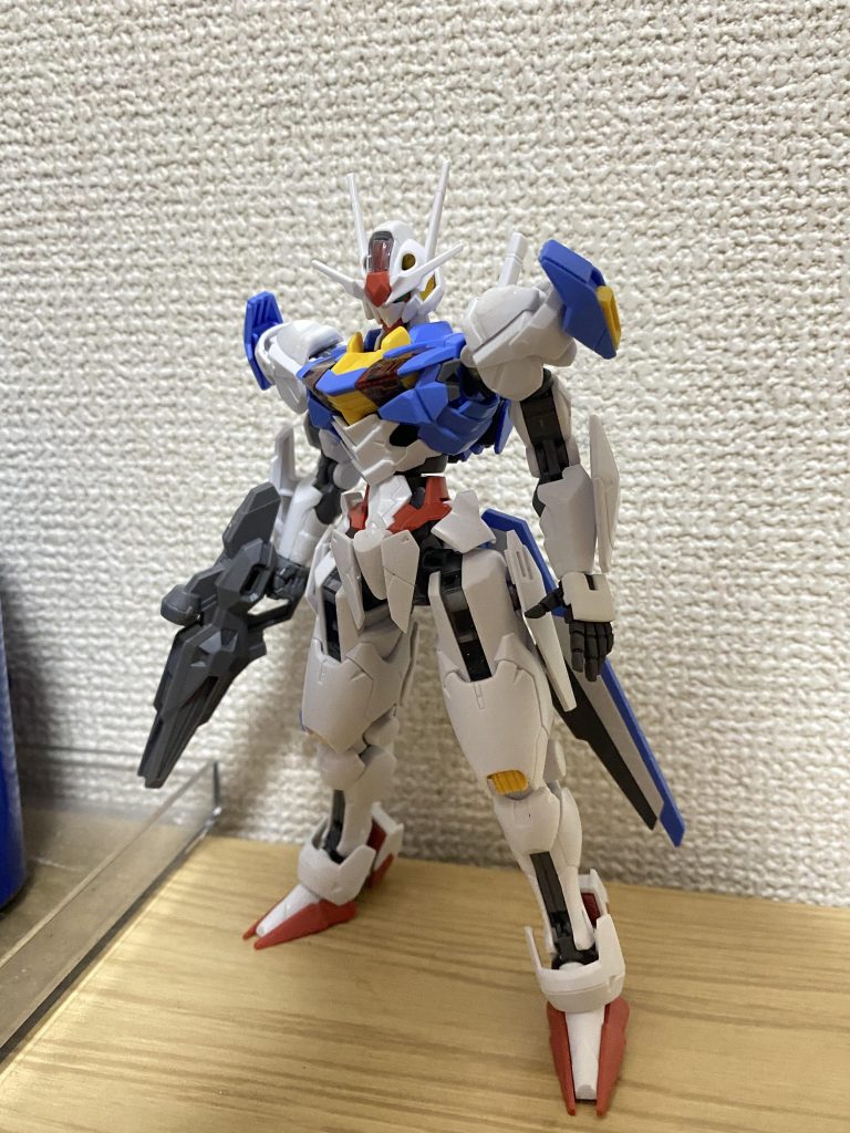 延長工作してバランス見るのに仮組み、、、頭部に違和感→バルカン部分が無いことに気づく。