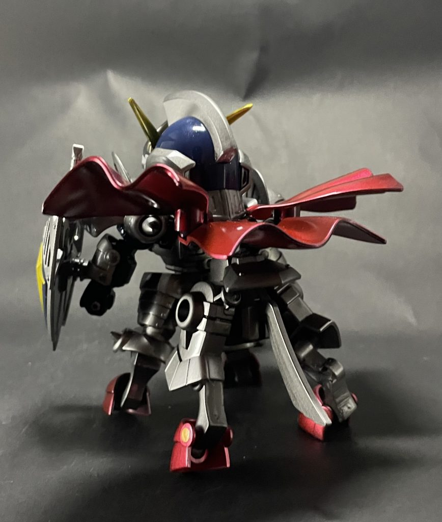 ケンタウロス形態のバックショット！マントのなびいている感じがいい感じに出来たと思います😆