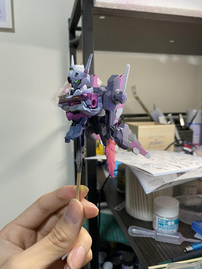 うっすらと分かるくらいでグラデーション