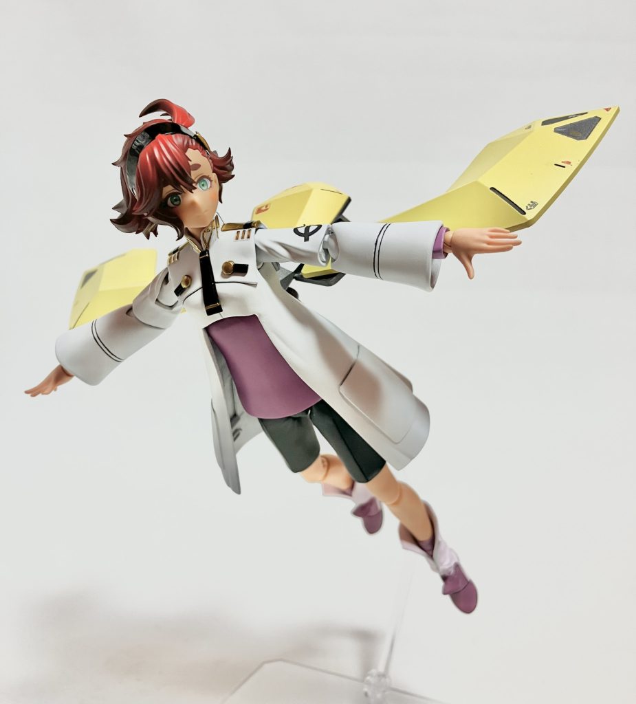 ウイングなので展開して飛行します！スレッタ飛び立ッタ！