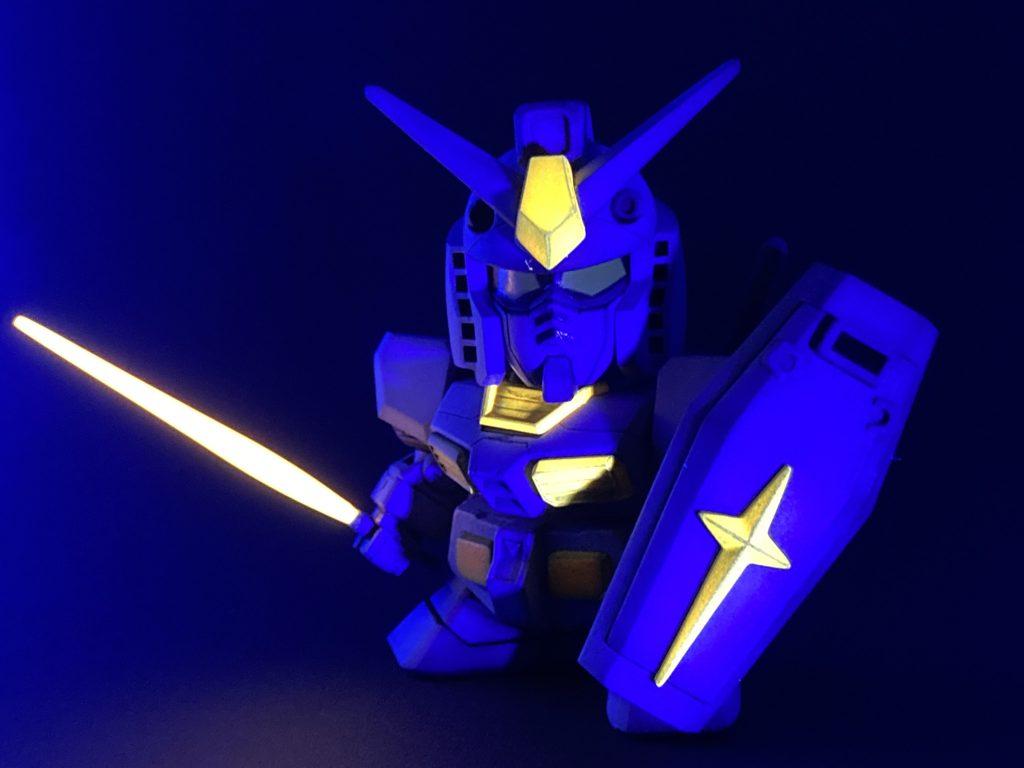 ブラックライト照射🔦