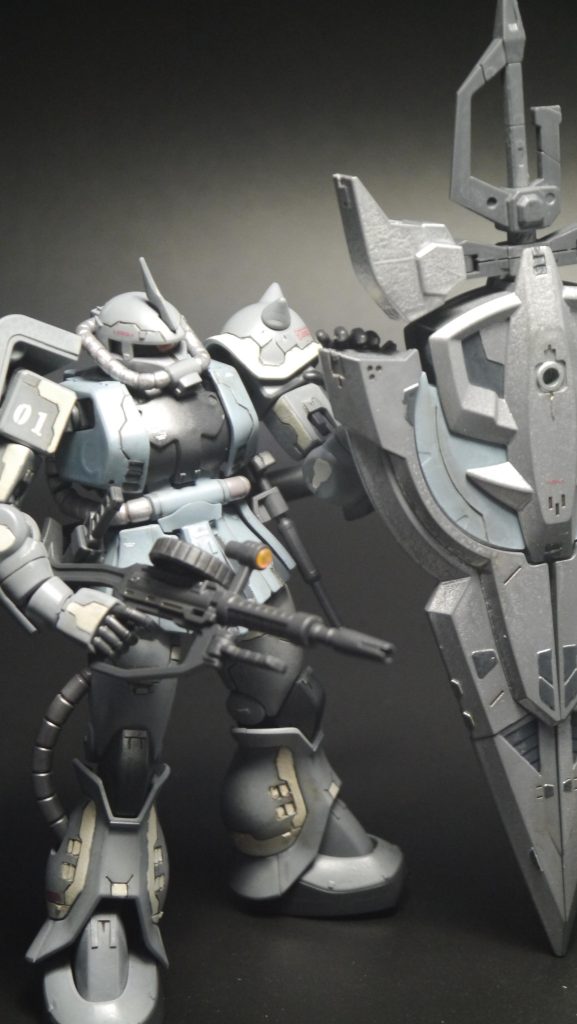 HGザクII +量産型ジオニックソード–4枚目/制作者：オッサムライ