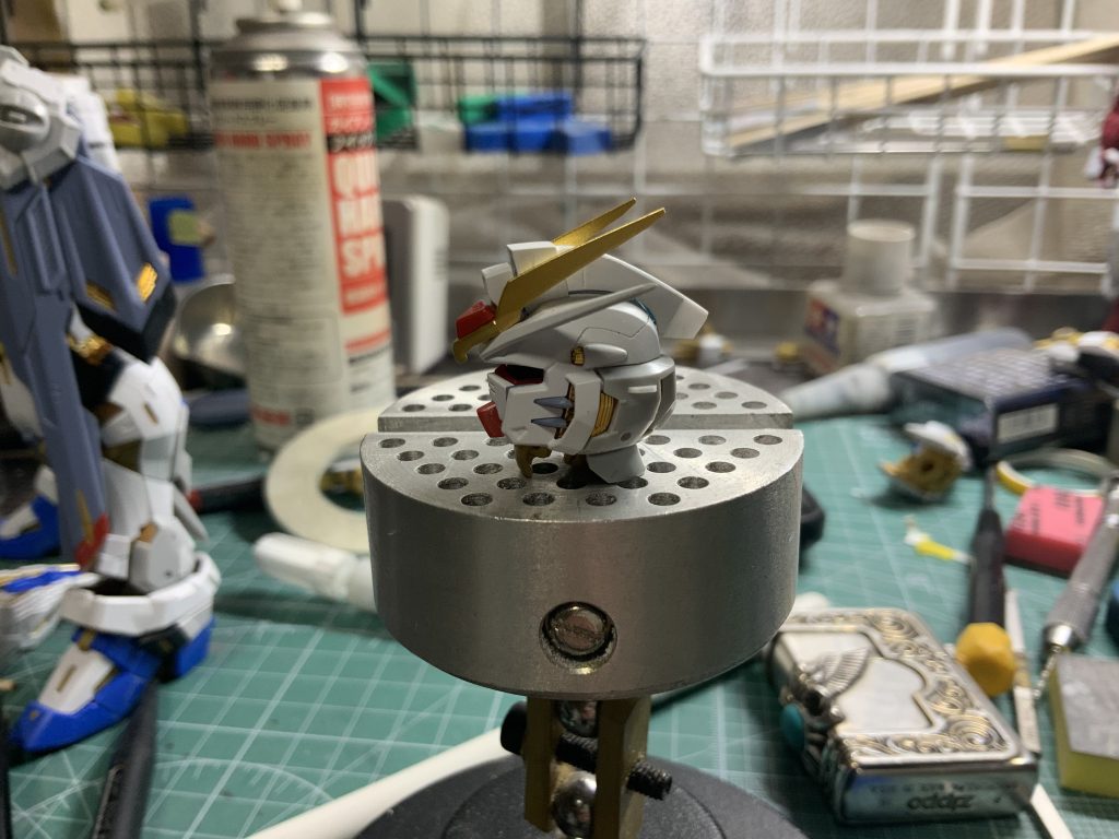 モヒカン上部も限界まで削り後端延長したとこ