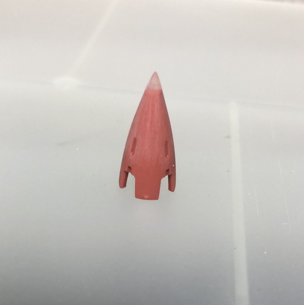 NTD発動…ではなくアンチドート発生状態。背部のアンチドート補助ユニットの先端を尖らせてみたので凶々しさがUPした気がします✨