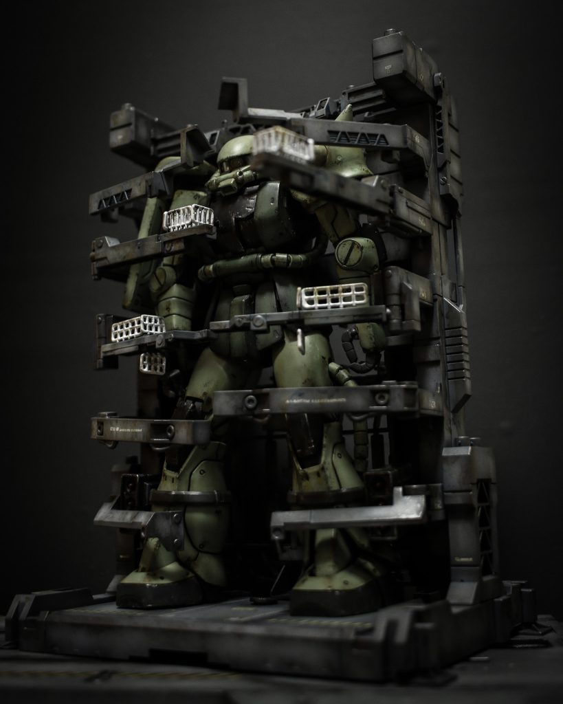 ザク MG   MSケージ–3枚目/制作者：ガンプラ馬鹿さん