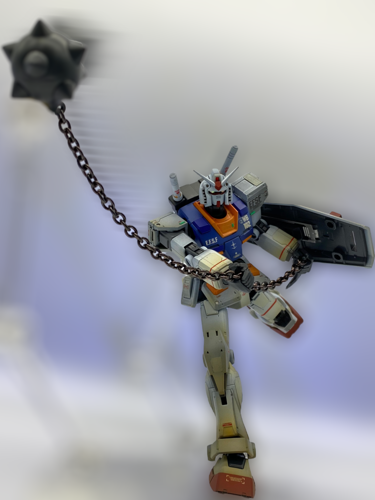 頂きもののスターターセットよりガンダムハンマーを拝借しました。コレはゴックを作らねば…