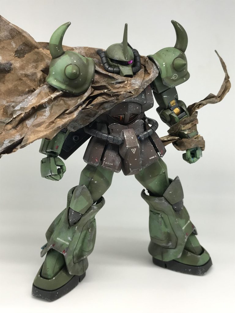 刀なし状態…これくらいなら一年戦争でも許容範囲かな〜ジャブロー降下作戦時の隠密偵察行動中のグフみたいな?