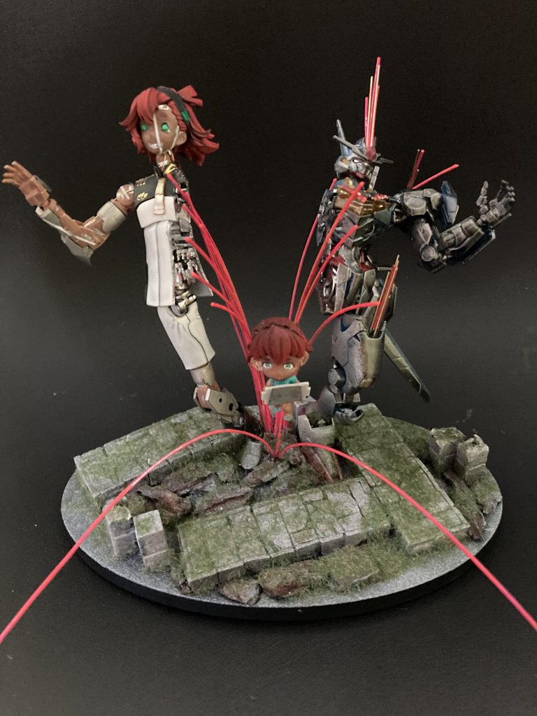 歌詞と共にPV画像がとても意味深な感じと、放送前のプロローグのストーリーのダークな感じ…そして第一クール最終12話のまさかの激変…⁈