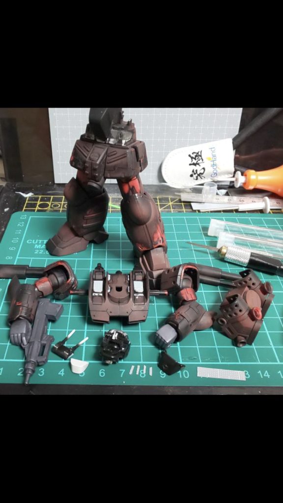 各部延長工作、凸ディティールパネルを追加。、