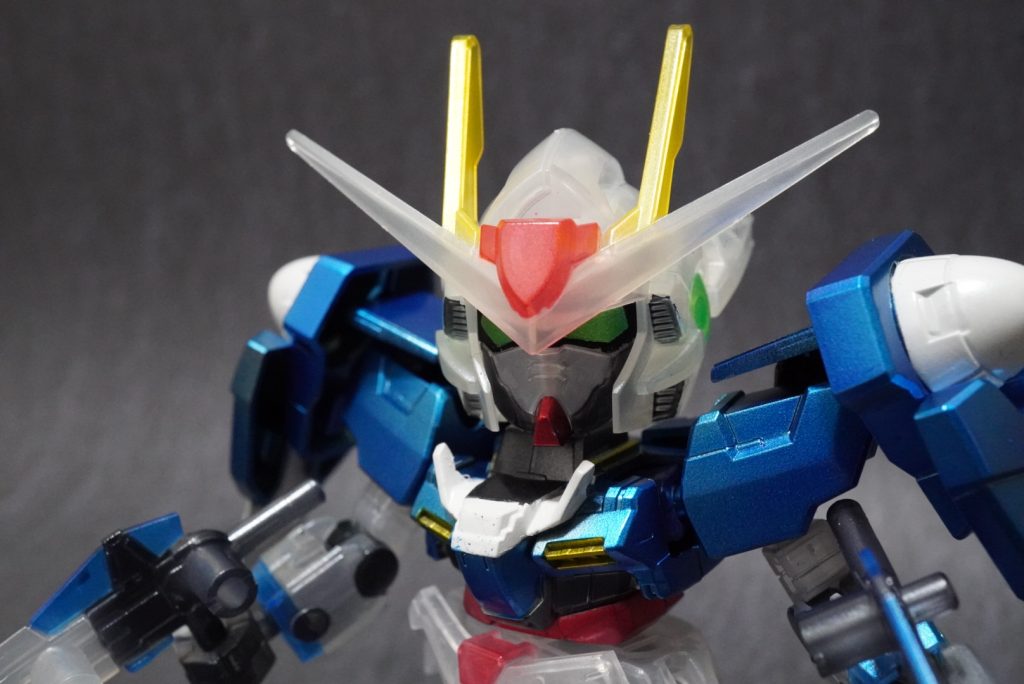 クリアー部分は、クリアーシルバーで塗装後、クリアーカラーで塗装。出来る限り、クリアー感をだしました。