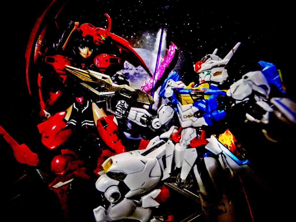 ダリルバルデの猛攻も続きます!危うしエアリアル!羨ましいゾ?(笑)以前アップしたダリルバルデも更にリファインしてヤンデレ?になっています(汗)