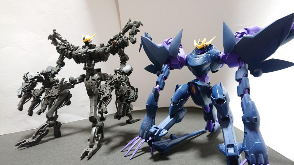 ガンダム・ジャバウォックとのツーショット。ジャバウォックの説明はこちらに。https://gumpla.jp/hg/472430