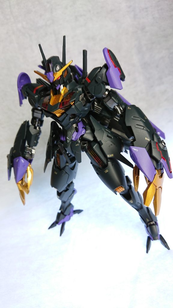 腕部、脚部に30MSのオプションパーツをミキシングしてみました！塗装は水性ホビーカラーを使用。