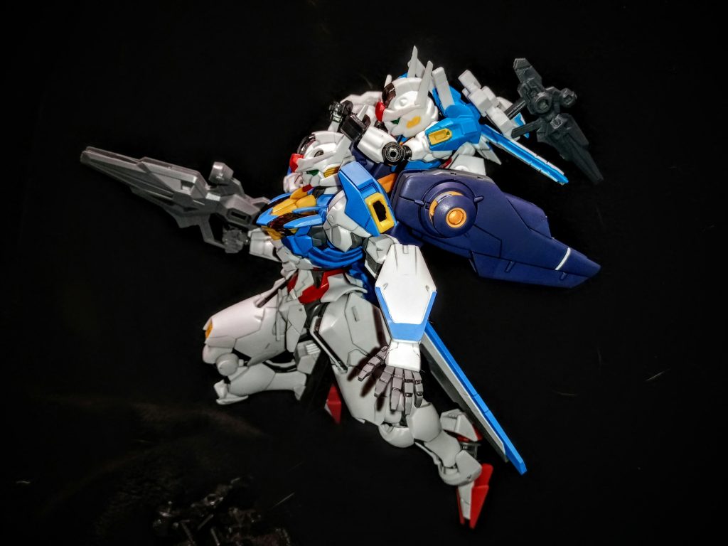 ガチャのモビルスーツアンサンブル エアリアルとコラボ🤣