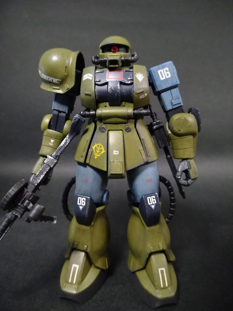 今回も簡単な改造とプラディテールの追加、筆塗り筆ムラ塗装で仕上げてます!元ネタは