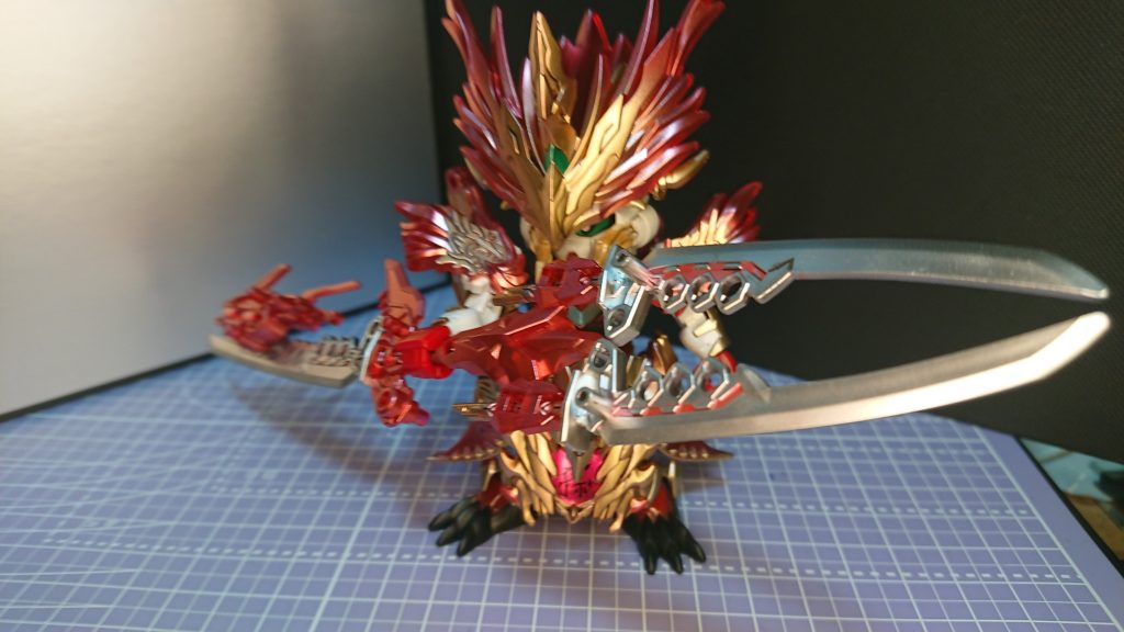 組み合わせその3。ある意味一番バランスがいい形態かも。良く映えます。それでもデカいですが。