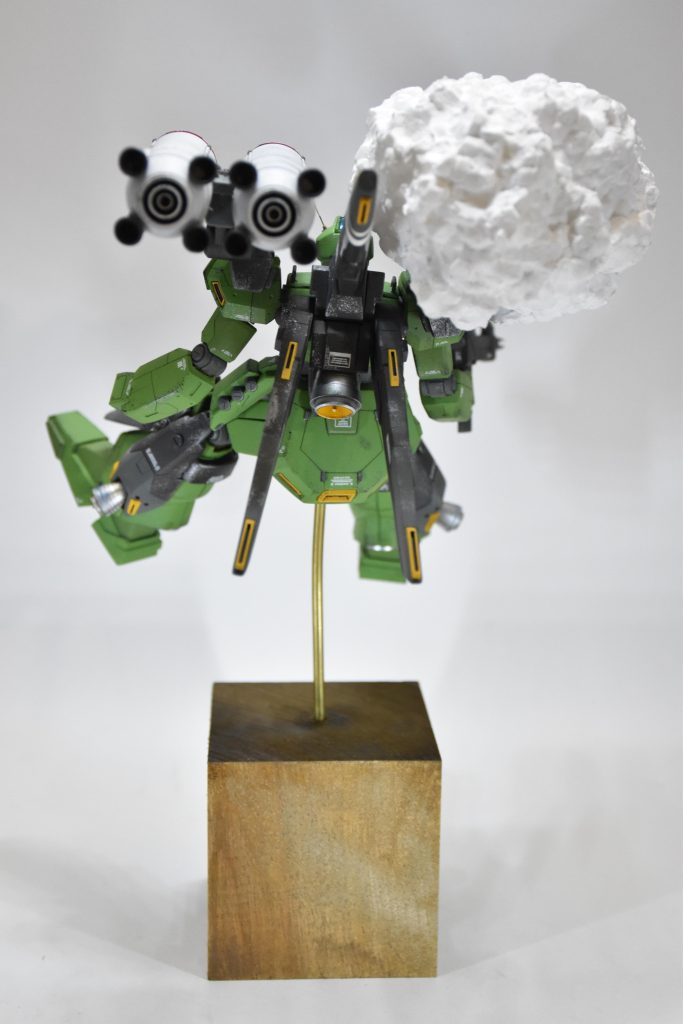 Rear View右肩部がほとんど煙のエフェクトで見えなくなりました…笑