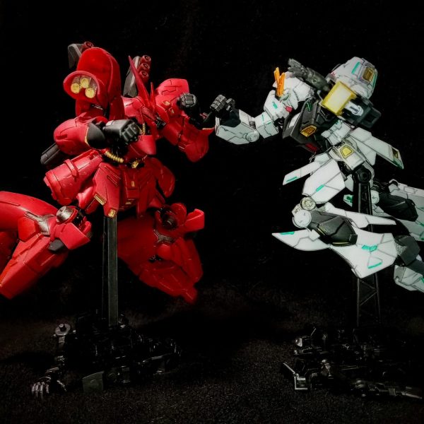 GフレームFA  νガンダム & サザビー
