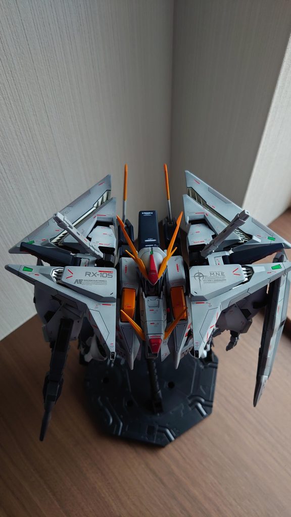 ミノフスキーフライト部、内側も色分けしました◎