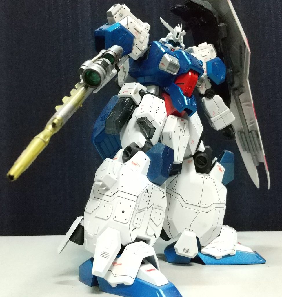 灰色→銀、青→メタリックブルー赤→メタリックレッド白→パールで塗装～デカールはそこらへんのをチョイス～♪