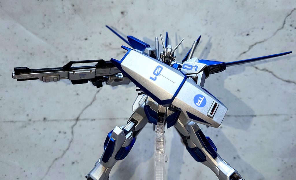 ヒロイックさを出すのには宇宙世紀よりアナザーウォーが向いていると思い、フォースインパルスやWガンダムのパーツをミキシングしてます。