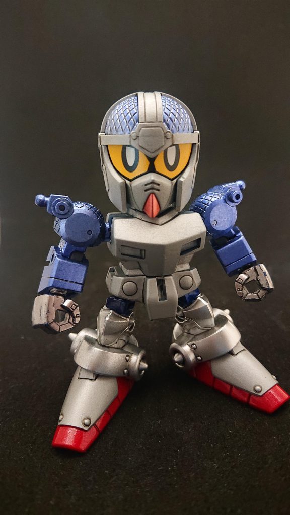 先ずは軽装モード！鎧との差をくっきりさせるため艶消しの鈍いシルバーに変更！