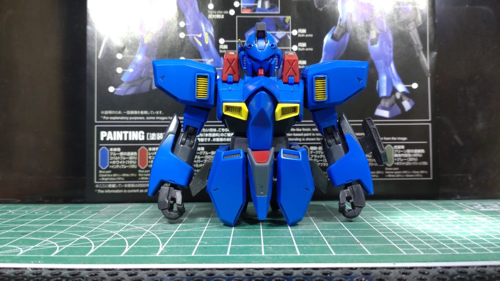 作成中の上半身です。