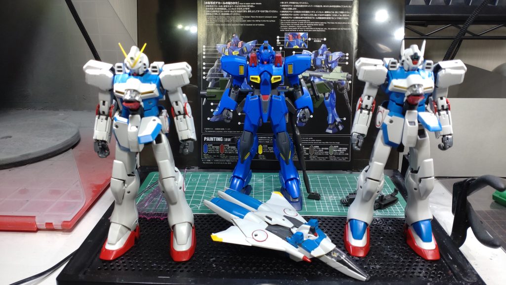 完成時、Vの小隊と。V小隊は別で使用します。V系統の1/100、もっと展開してほしいですね。