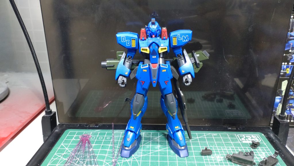 完成時。艶消し前。