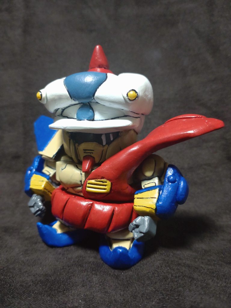 SD体型で盲目ではなかった頃のキラルが駆るタントラガンダムを作りました。マンダラは既に作ったので、キラルの機体コンプリートです!南無阿弥陀仏!https://gumpla.jp/sd/1207846