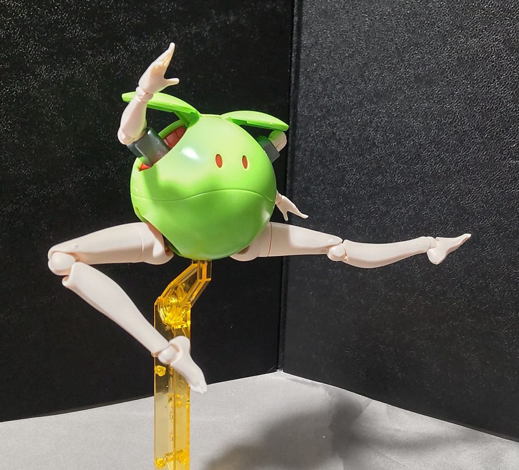 アチョー、と蹴りを仕掛けてみたり