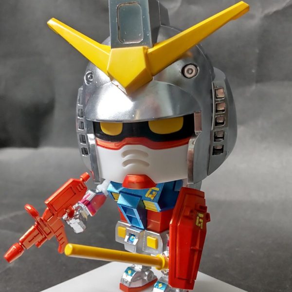 ガンプラくん　ダイカストDX　(クローバーガンダム風)