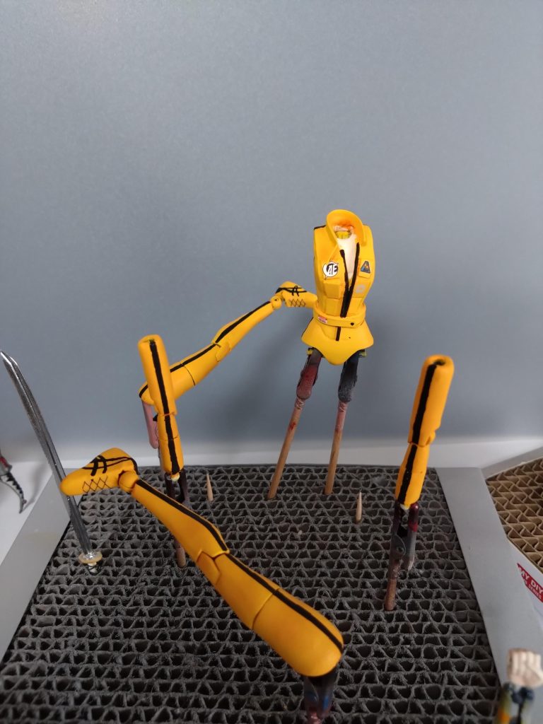 ジャケット部分のワッペンは雰囲気でデカール貼りました。アナハイム製かもです。