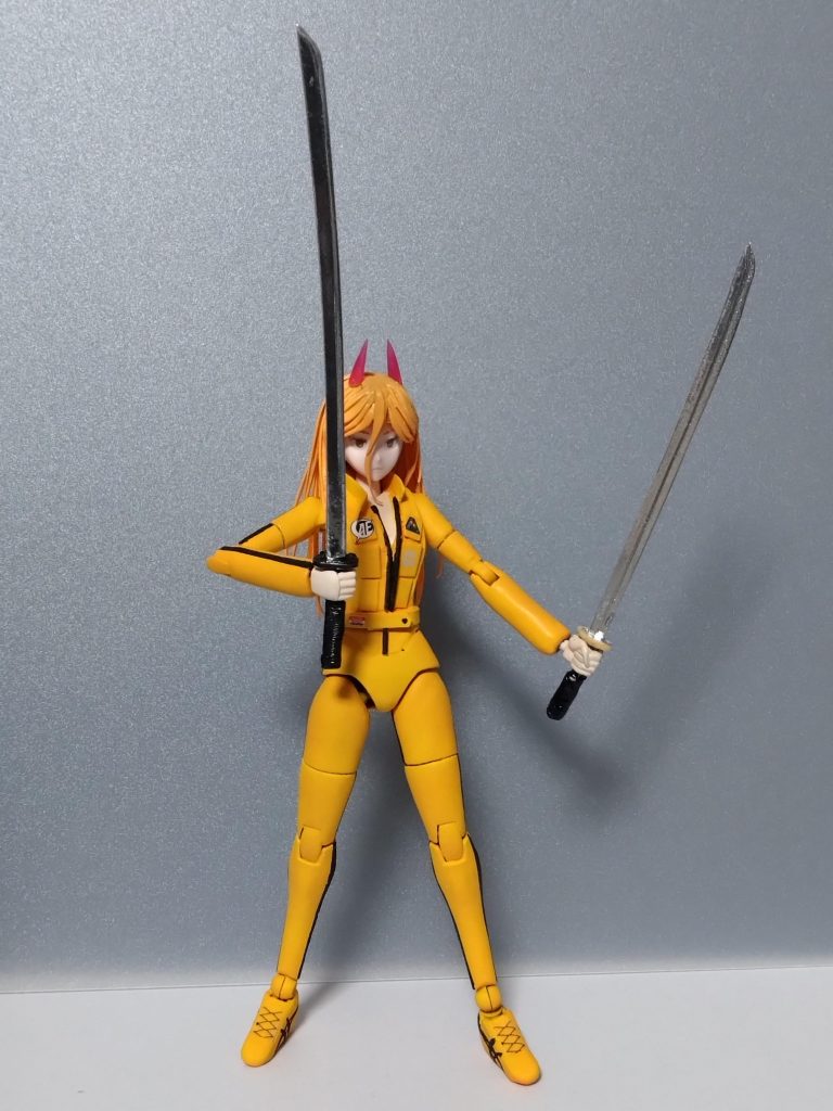 ちょっと刀長いですね。試作品のほうが良い長さかな。