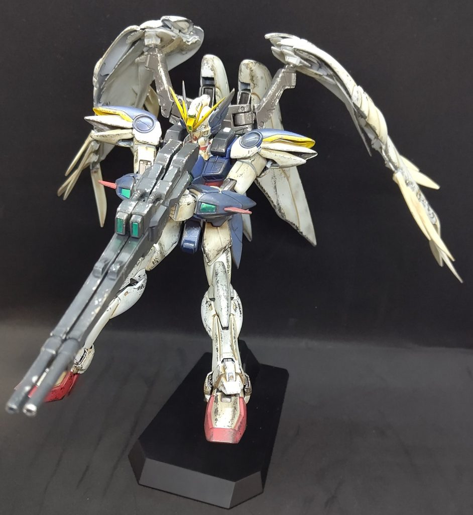 「シェルターは完璧なんだな？」劇中のラストシューティングシーンで汚したので兵器のリアリティを上げました。