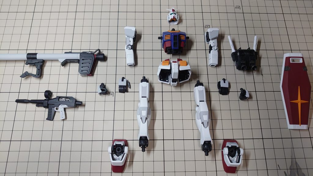 塗装後。墨入れ、デカール貼り付け前