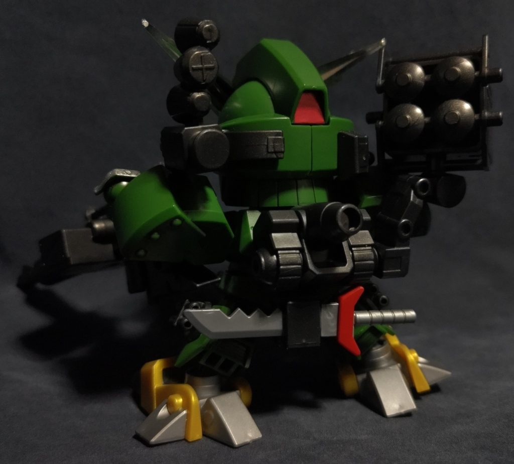 後ろもごっつりですね♪下手くそな出来で、お目汚し失礼しました。