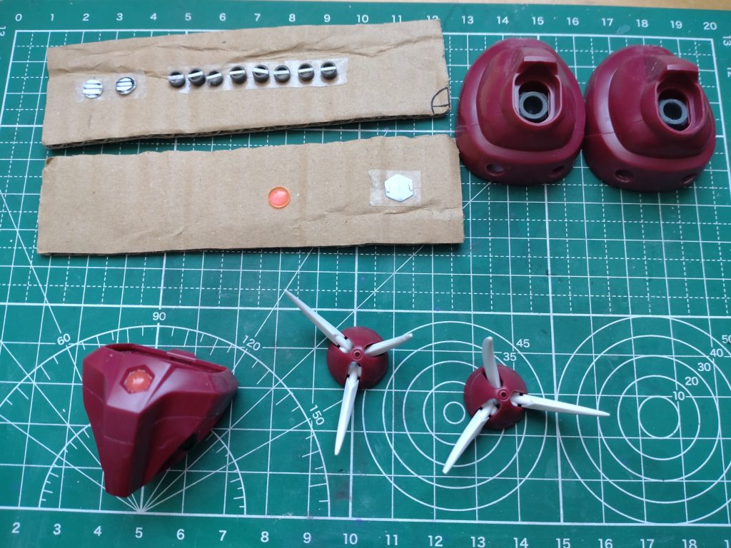 ディテールアップしたのは、こんなところです。